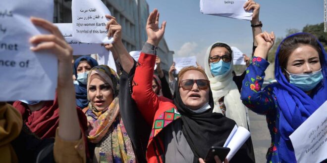 Women stage protest in Taliban-controlled Kabul