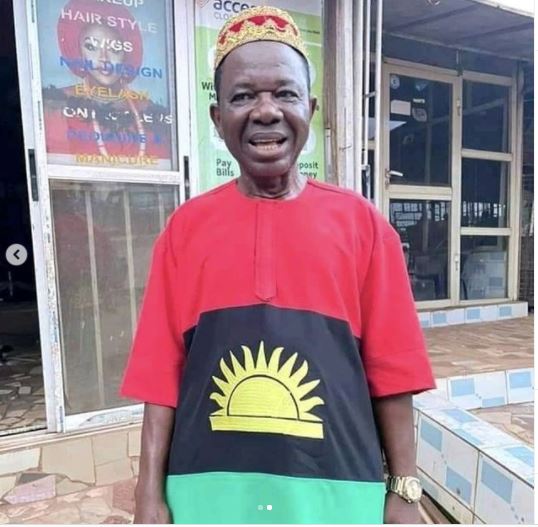 ‘Nothing Must Happen To Him’ Nigerians Warn As Chiwetalu Agu Rocks Biafra Flag Outfit