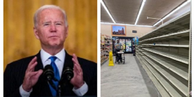 #EmptyShelvesJoe Trends As Old Video Surfaces Of Biden Saying Food Shortages Are A 'Leadership Problem'