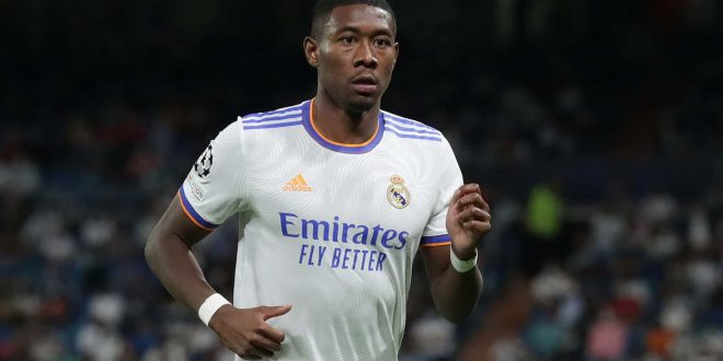 Relief for Real Madrid as Alaba knee injury not serious & he's expected to be fit for Shakhtar clash