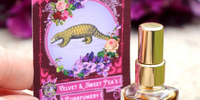 Review of Pangolin Violette Rose Leaping Bunny certified perfume by Velvet and Sweet Pea