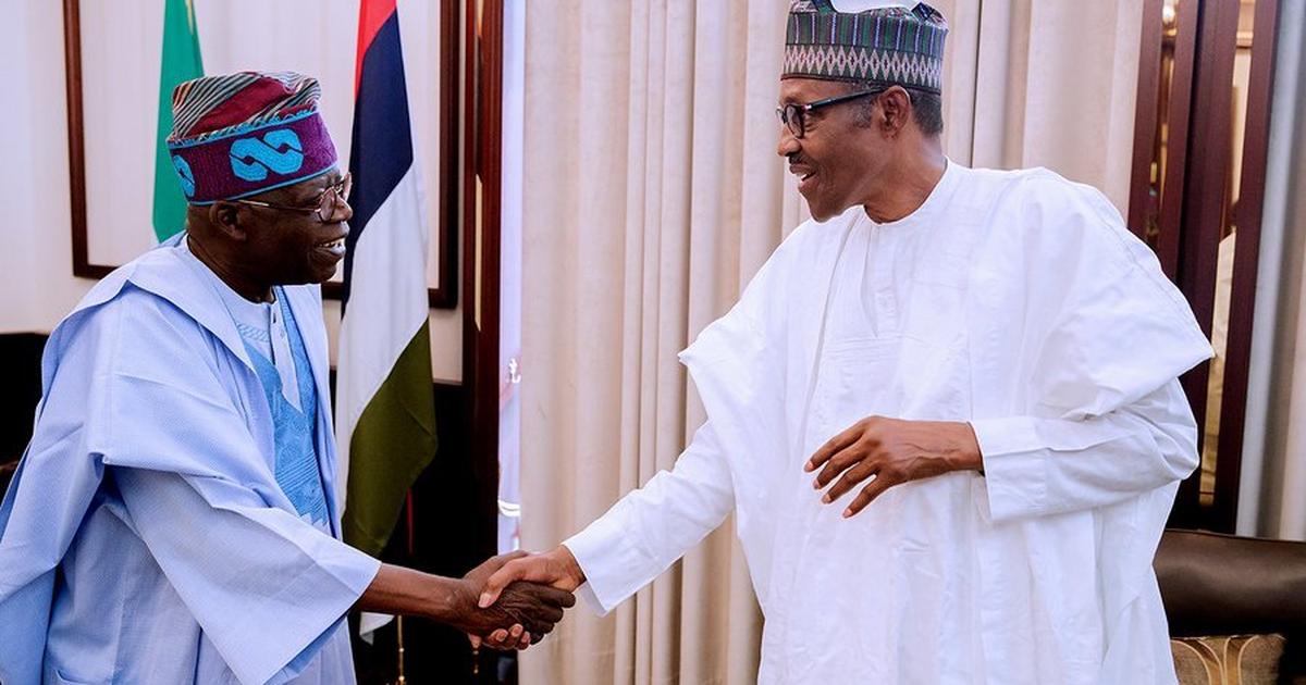 Tinubu meets Buhari in Aso Rock