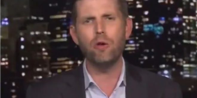 Eric Trump Again Lays Claim to ‘The Dumb One’ By Threatening to Sue for Burner Accusation