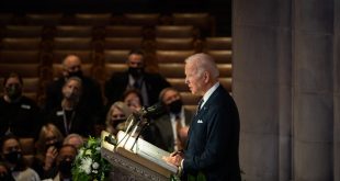 Biden Eulogizes Dole as ‘Genuine Hero’ Who ‘Lived by a Code of Honor’