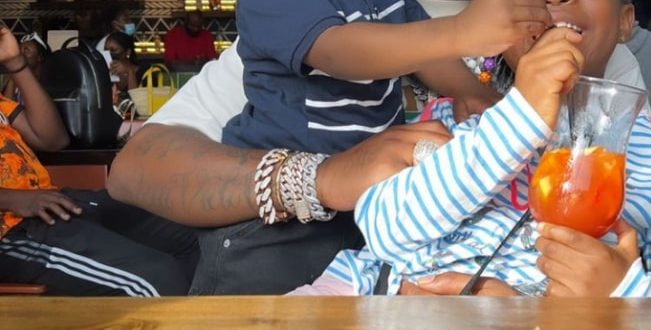 Davido Spends Nice Time With Imade, Ifeanyi (Photos)