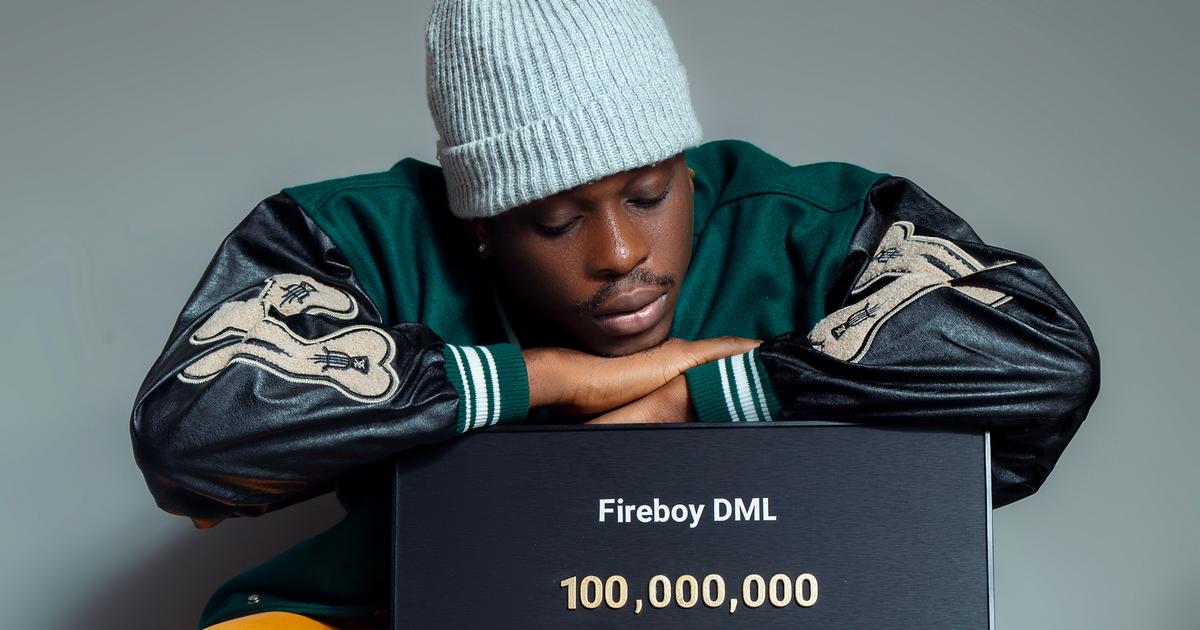 Fireboy hits 100 million streams on Boomplay