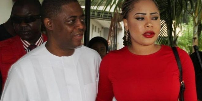 Former beauty queen Precious Chikwendu cries out, says Femi Fani Kayode has deprived her of seeing kids