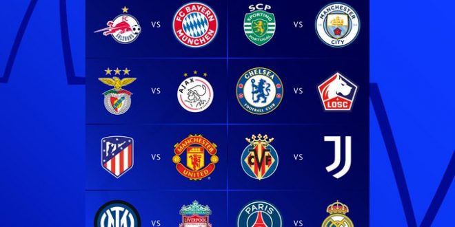 New Champions League last-16 draw revealed - Manchester United vs Atletico Madrid, PSG  vs Real Madrid and Inter Milan vs Liverpool