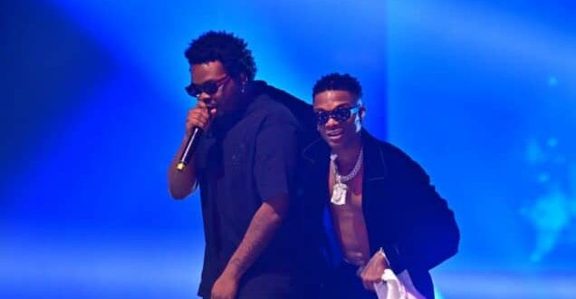 Olamide And Wizkid Perform Their Hit Track At Lagos Concert