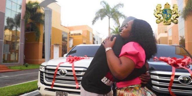 Freedom Jacob Caesar gifts wife 2 new Land Cruisers for being a good wife (WATCH)