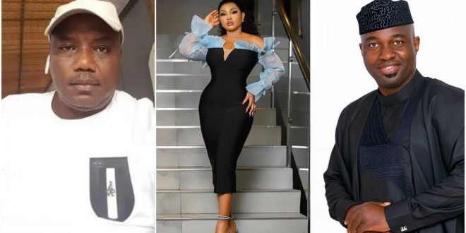 Mercy Aigbe says new husband Adeoti and estranged husband Lanre Gentry are not friends