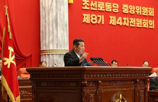 North Korea’s Kim Jong Un talks food not nukes for 2022