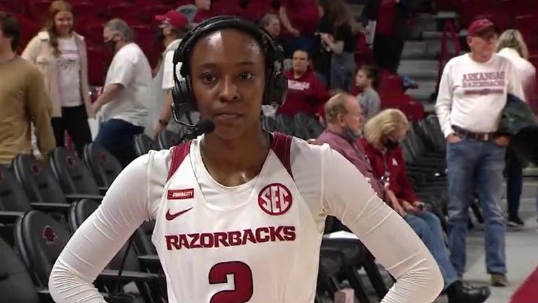 Spencer says defensive pressure led to Hogs' win - ESPN Video