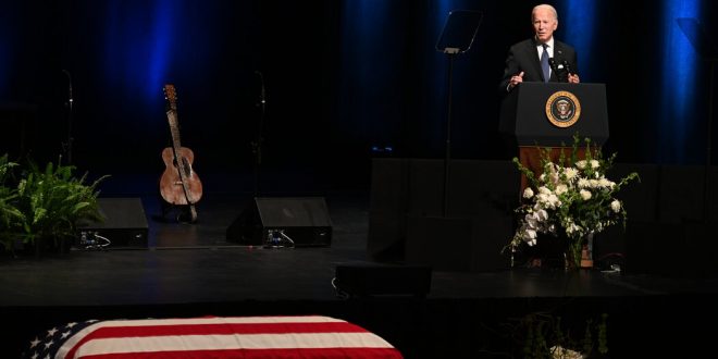 ‘Goodbye, Harry’: Reid’s Memorial Draws Warm Testimonials From Biden and Obama