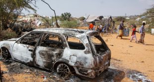 At least 13 killed by suicide bomber in central Somalia