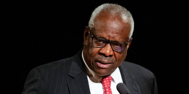 Justice Clarence Thomas Discharged From Hospital, Court Says