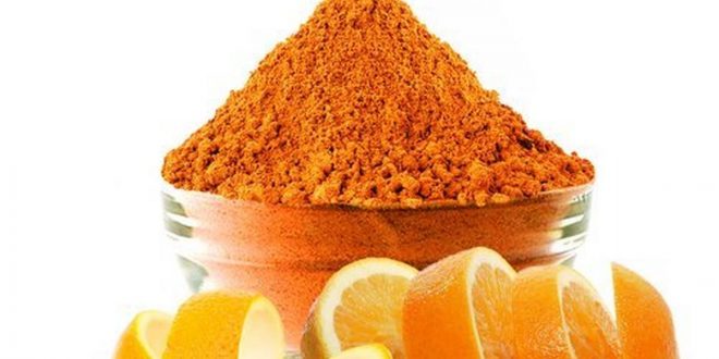 Orange peel powder, the multipurpose magic powder for skin