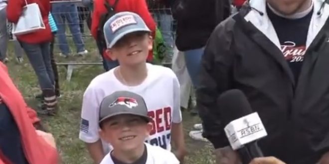 A Family Took Their Little Boy To The Trump Rally And It Totally Backfired