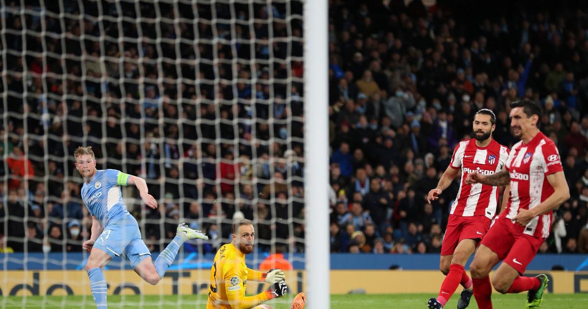 Decisive Kevin De Bruyne goal gives Man City narrow first-leg lead over Atletico Madrid