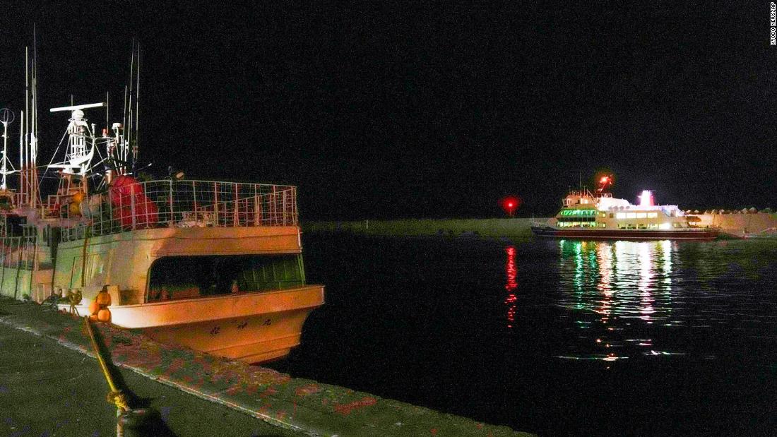 Nine people found from missing Japanese sightseeing boat, coast guard says