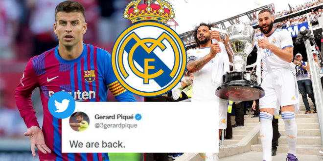 'Piqué, b*st*rd, salute the champion' - Reactions as rival chants emerge from the Santiago Bernabeu