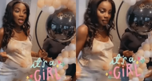 Seyi Shay Unveils Baby’s Gender (Video)