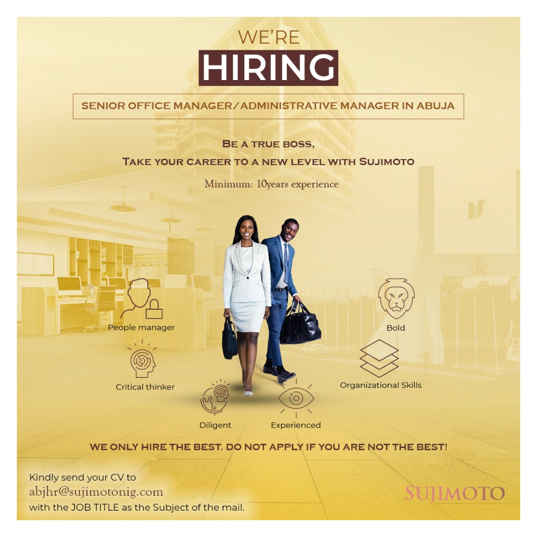 Sujimoto Is Hiring - Take Your Career To The Next Level