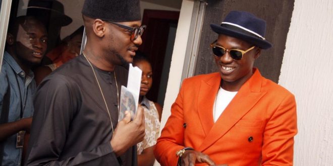 2Face Idibia visits Sound Sultan's grave in the United States of America