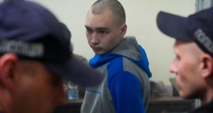 A Russian soldier pleads guilty to killing a civilian and violating ‘the laws and customs of war.’