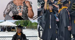 Actress Shaffy Bello celebrates as her son bags degree from US university (photos)