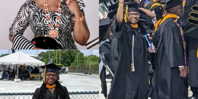 Actress Shaffy Bello celebrates as her son bags degree from US university (photos)