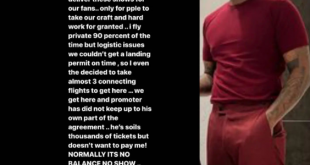 Davido calls out a show promoter in Italy for not keeping to their agreement and refusing to pay his balance for the show