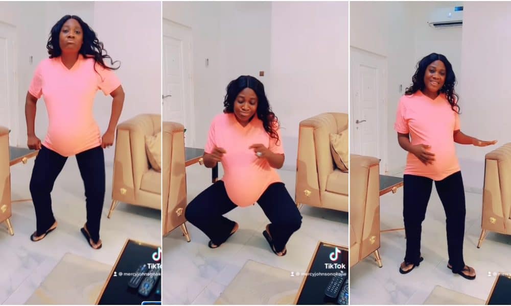 Heavily Pregnant Mercy Johnson Joins Kizz Daniel’s ‘Buga Challenge’, Fans React