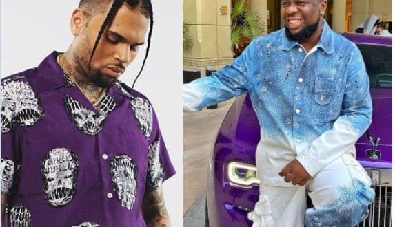 Hushpuppi Trends As Chris Brown Mentions Him In New Song
