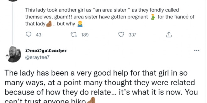 Lady gets pregnant for her