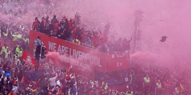 Liverpool thank fans for 'incredible support' on parade after UCL loss