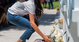 Meghan Markle makes surprise appearance at memorial honoring Texas school shooting victims (photos)