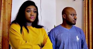 Nigerians React As Lizzy Gold Shares Romantic Scene With Yul Edochie (Video)