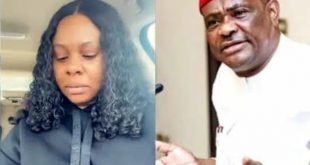 Nollywood Actress Accuses Gov Wike Of Demolishing Her Family House (Video)
