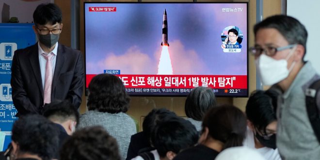 North Korea Tests a Submarine-Launched Missile