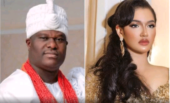 Ooni Of Ife Lavishes Praise On Beautiful Wife Of Presidential Aspirant, Calls Her His Treasure