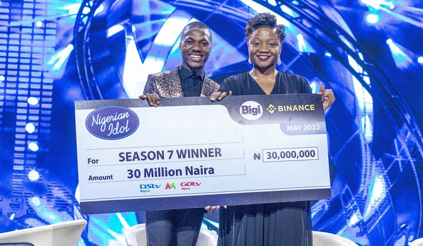 Progress Emerged Winner of Nigerian Idol Season 7, Applauds Bigi for Refreshing Moments, Sponsorship of Musical Talent Discovery