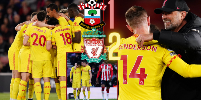 Reactions as Liverpool survive Southampton scare amidst title chase