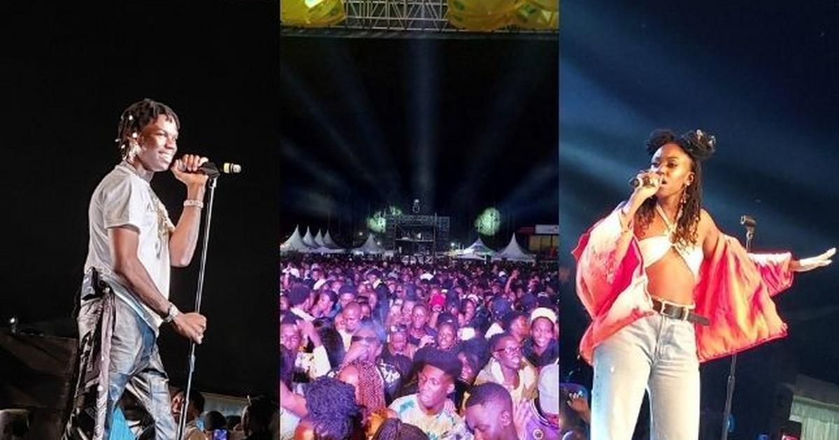 Rema surprises fans as Patoranking & Karun join him on stage at Carnivore