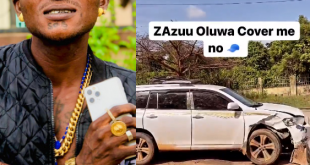 "They want to kill a superstar" Singer Portable says after surviving another accident two months after he had an accident with his Range Rover (video)