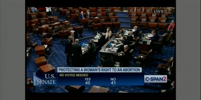 We Will Not Forget: Republicans And Joe Manchin Block Bill To Codify Abortion Rights