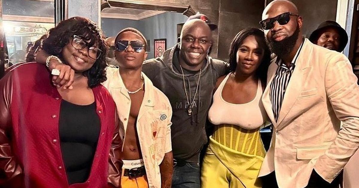 Wizkid and Tiwa Savage spotted together in the United States