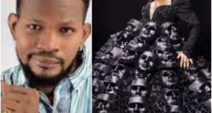 ‘Another Form Of Demonic Manifestation’ – Actor Uche Maduagwu Tackles Ifu Ennada Over Skull Dress