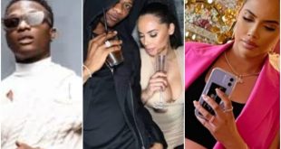 ‘Is She Pregnant?’ – Reactions As Wizkid 3rd Babymama Shares Cute Baby Bump Photo