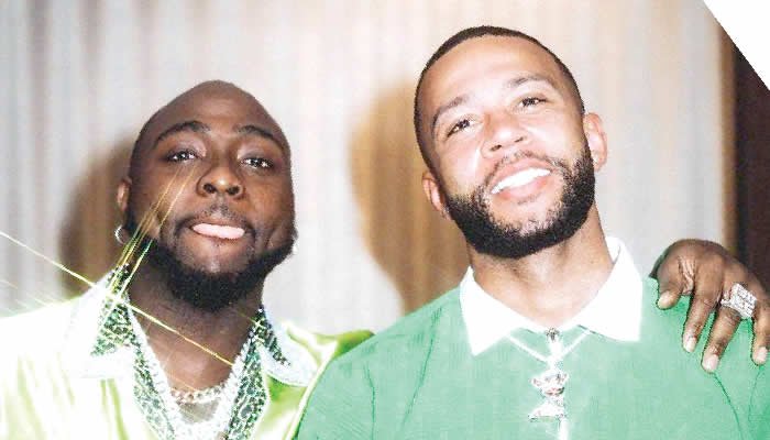 Barca’s Depay hooks up with Davido in Los Angeles